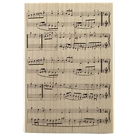 6 Pack: Sheet Music Wood Stamp by Recollections™