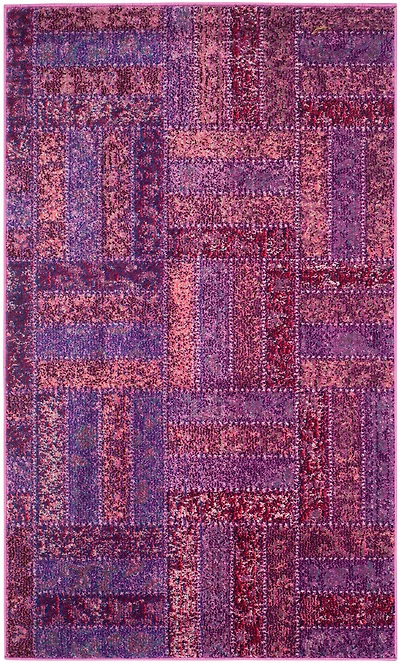 Monaco Floral Block 4' X 5'-7" Area Rug