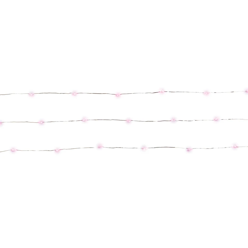 Apothecary & Company™ Decorative String Lights, Pink