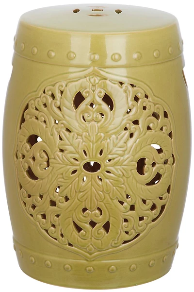 Flora Garden Stool in Spring Green