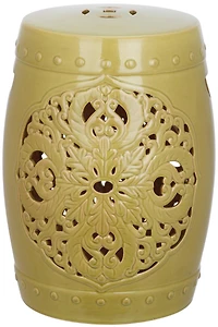 Flora Garden Stool in Spring Green