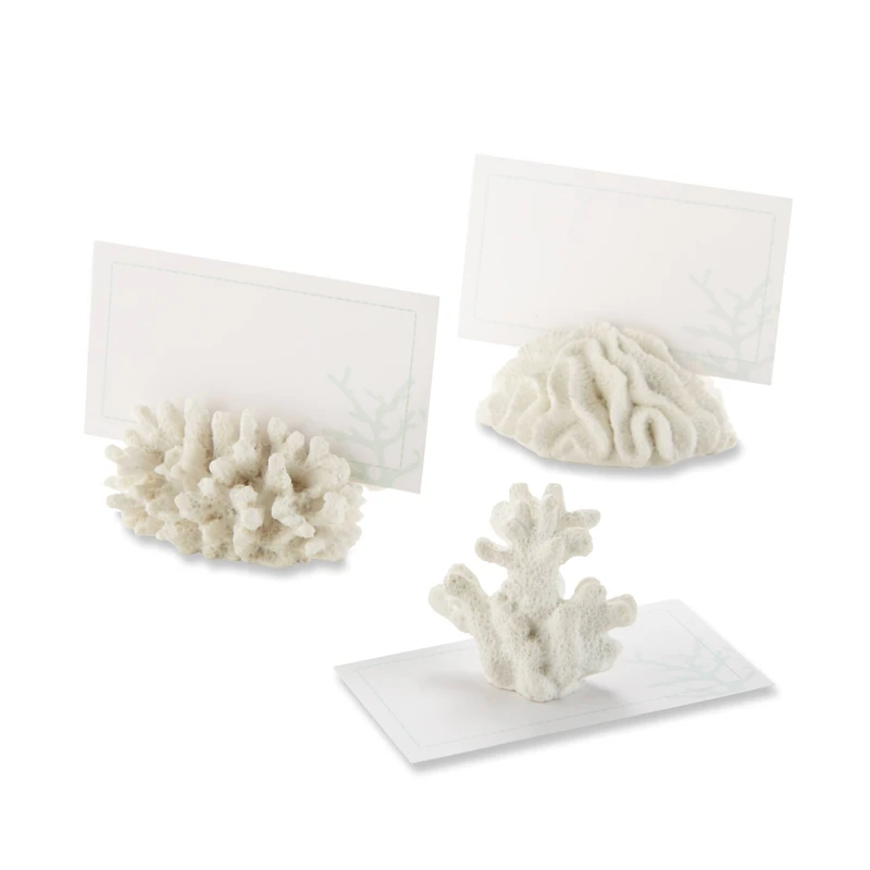 Kate Aspen® "Seven Seas" Coral Place Card/Photo Holder, 6ct.