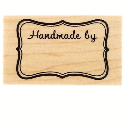 Handmade By Wood Stamp by Recollections™