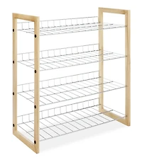 Whitmor Chromed Wire  4 Shelves Rack
