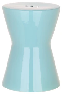 Liana Garden Stool in Light Blue