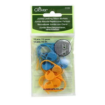 Clover Jumbo Locking Stitch Markers