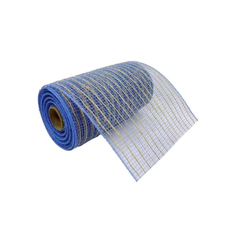 5.5" x 24ft. Mesh Jute Stripes Ribbon by Celebrate It®