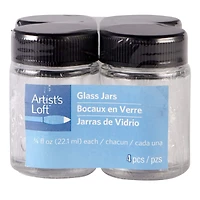 3/4oz. Glass Jars by Artist's Loft™, 4ct.