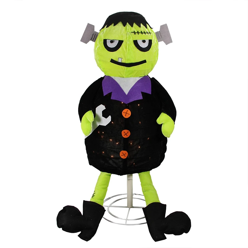 Lighted Creepy Standing Frankenstein Monster Halloween Decoration