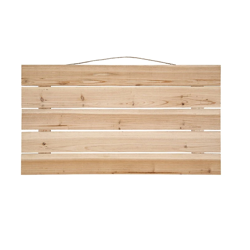 26" Wood Pallet Rectangle Plaque by Make Market®