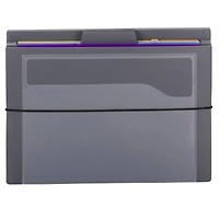 Smead® Cascading Wall Organizer, Gray with 6 Bright Pockets