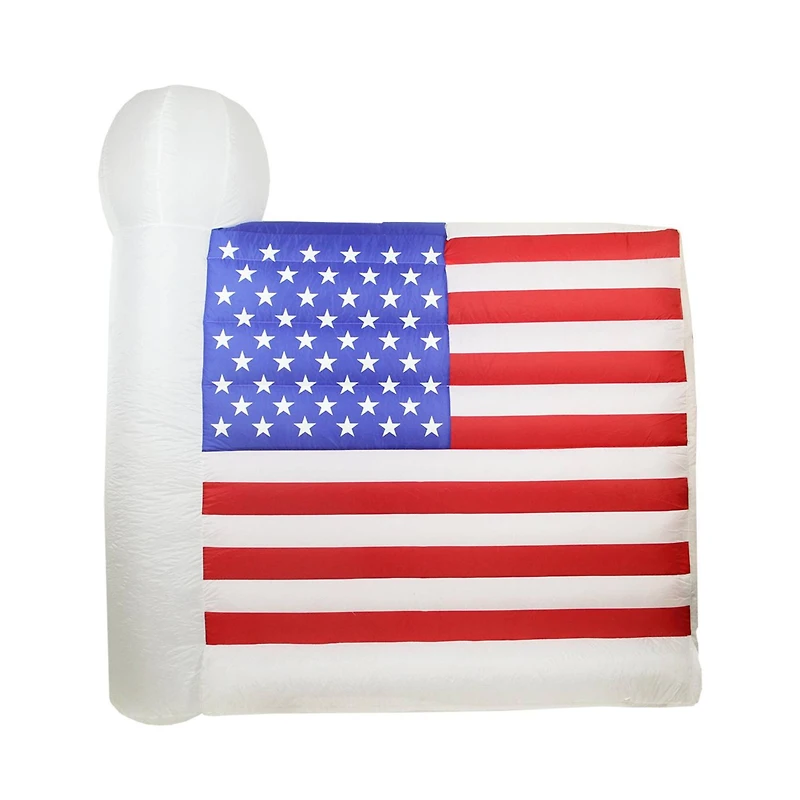 60" 4th of July American Flag Lighted Yard Inflatable