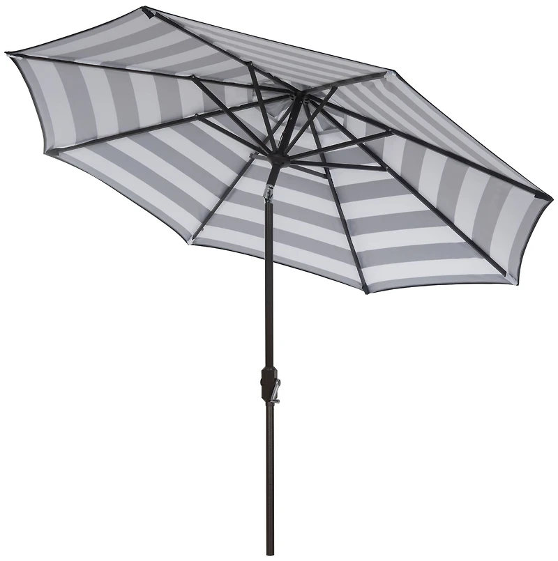 Iris Fashion Line 9Ft Umbrella in & White