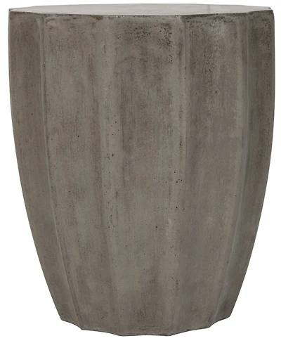 Jaslyn Concrete Stool in Dark Grey