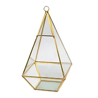 Gold Triangle Glass Terrarium By Ashland™