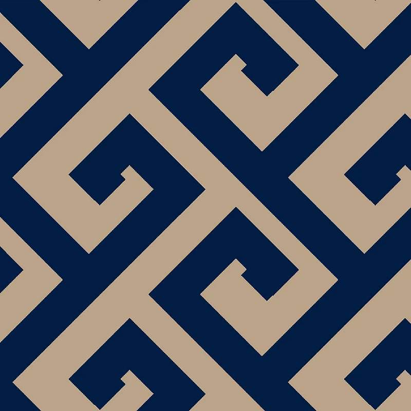 Springs Creative Greek Key Navy Fabric