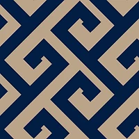 Springs Creative Greek Key Navy Fabric