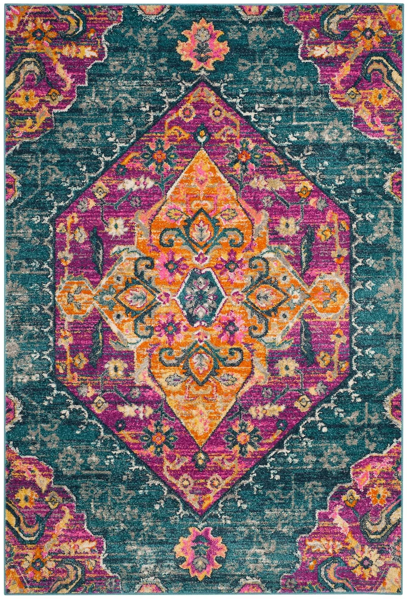 Madison Floral Medallion 5'-1" X 7'-6" Area Rug