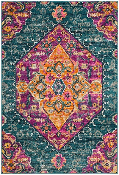 Madison Floral Medallion 5'-1" X 7'-6" Area Rug