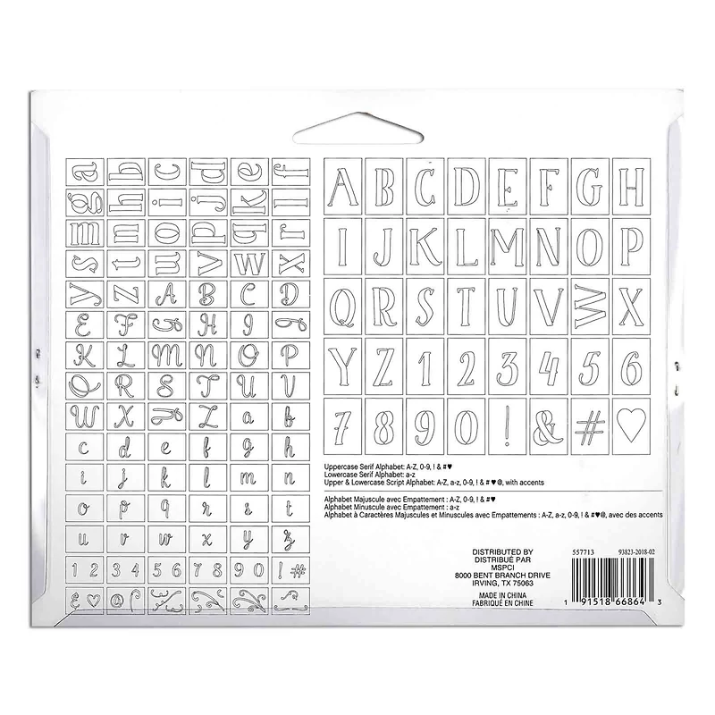 Letter Stencils Value Pack by Craft Smart®