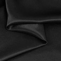 Black Crepe Back Satin