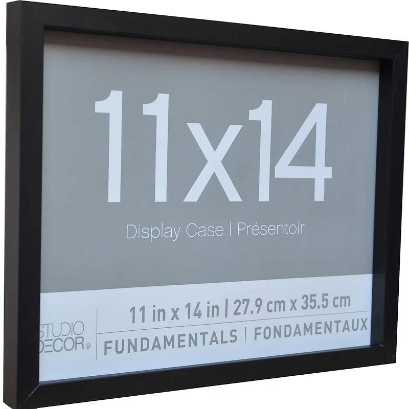 2 Pack Fundamentals 11" x 14" Black Shadow Boxes by Studio Décor®