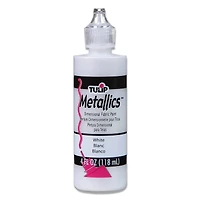 Tulip® Metallics™ Dimensional Fabric Paint, White