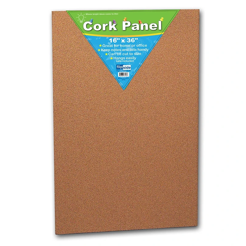 Flipside Cork Panel, 16" x 36"