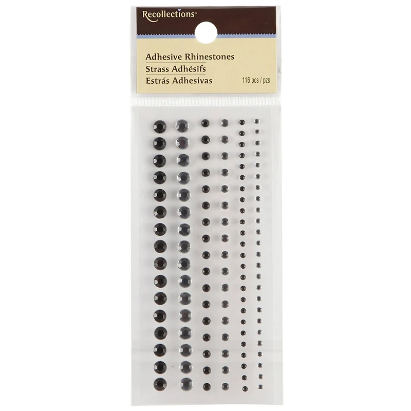 12 Pack: Adhesive Rhinestones Mixed Pack by Recollections