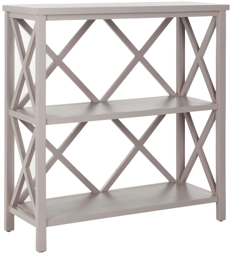 Liam Open Bookcase in Grey