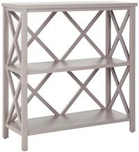Liam Open Bookcase in Grey