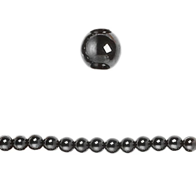12 Pack: Hematite Round Beads, 8mm by Bead Landing™