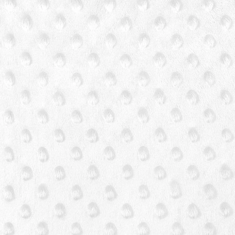 White Minky Dot