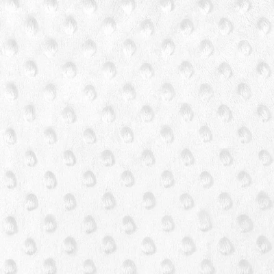 White Minky Dot