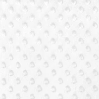 White Minky Dot