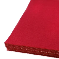 Red Adhesive Felt Sheets