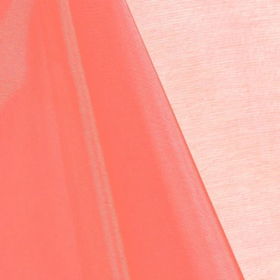 Coral Mirror Organza