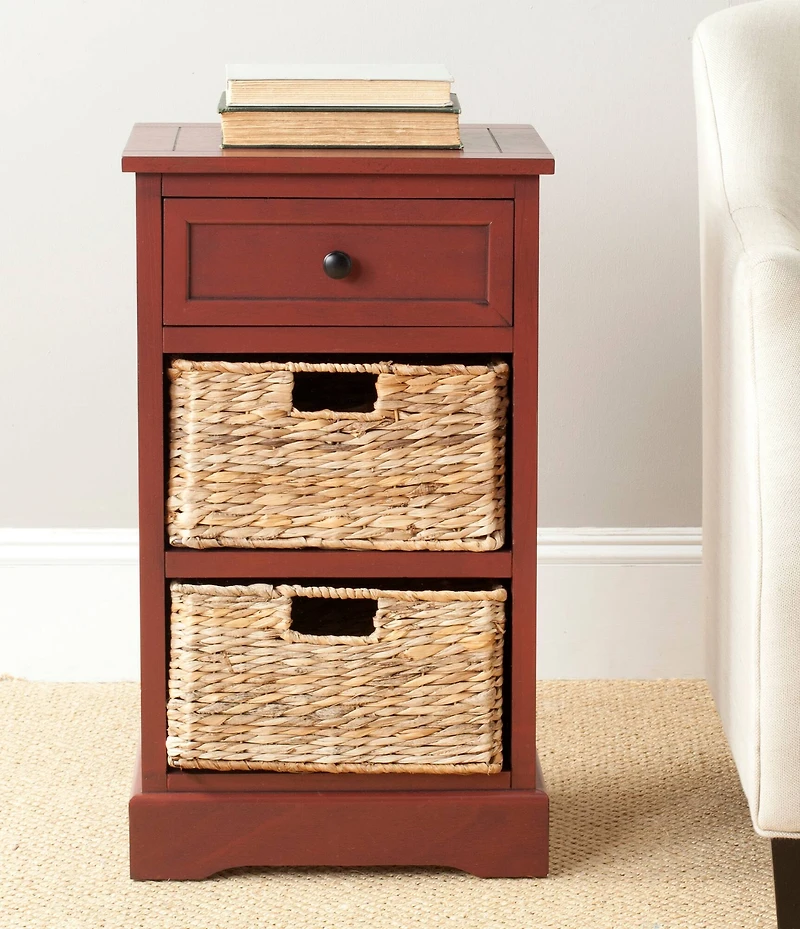 Carrie Side Table in Red