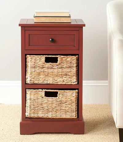 Carrie Side Table in Red
