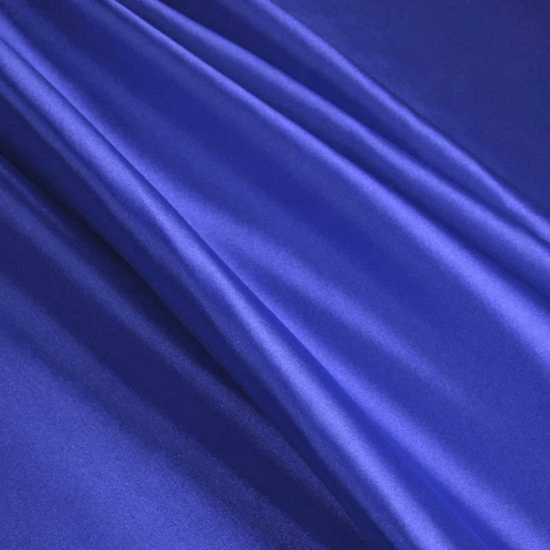 Royal Blue Stretch Charmeuse