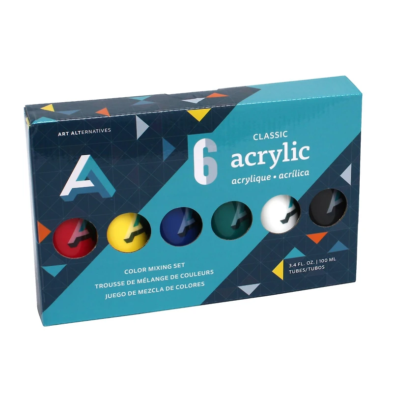 6 Packs: 6 ct. (36 total) Art Alternatives Studio Acrylic Set