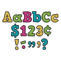Teacher Created Resources VA: Chalkboard Brights Bold Block 4" Letters Combo Pack