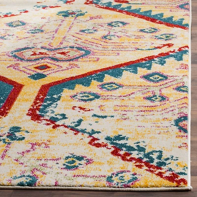 Water Color Modern Geo 4' X 6' Area Rug