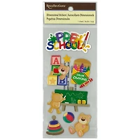 12 Pack: Dimensional Preschool Stickers by Recollections™