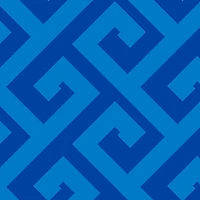 Springs Creative Blue Tonal Greek Key Quilting Cotton Fabric