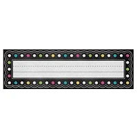 Chalkboard Brights Flat Name Plates