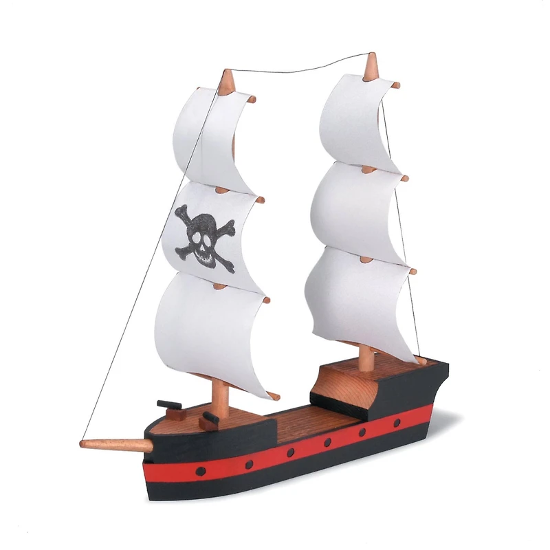 Wooden Model Pirate Ship Kit by Creatology™