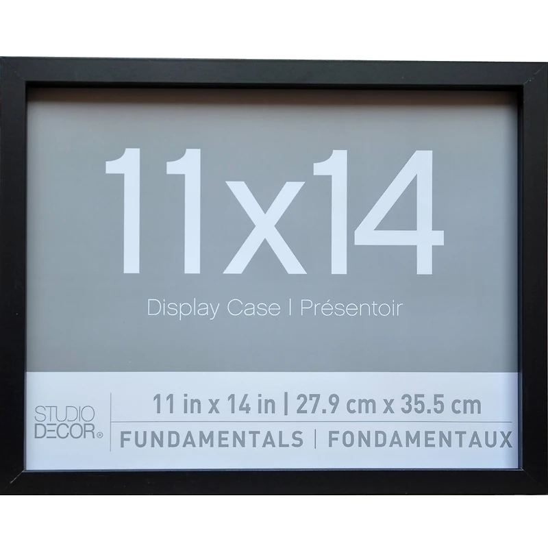 2 Pack Fundamentals 11" x 14" Black Shadow Boxes by Studio Décor®