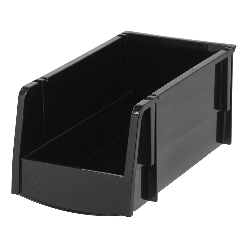 Iris® Medium Black Storage Bin, 8ct.