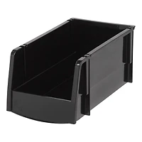 Iris® Medium Black Storage Bin, 8ct.